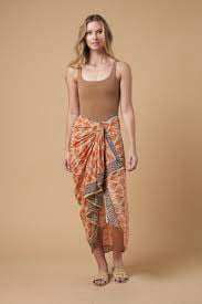 Boho Floral Print Sarong